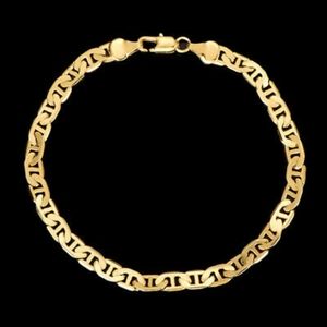 18kt Gold Filled Chain Link Design Bracelet